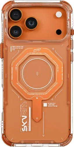 Чохол для iPhone 17 Pro Max Skinarma Magma (2025) Mag-Charge Orange