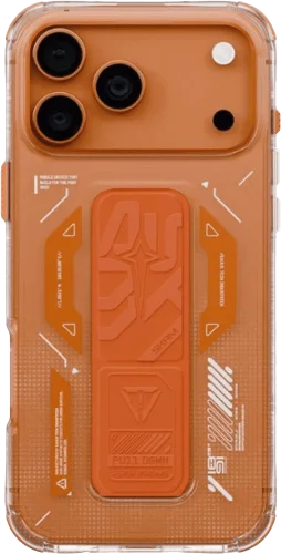 Чохол для iPhone 17 Pro Skinarma Helio (Mag-Charge + Grip-Stand) Orange