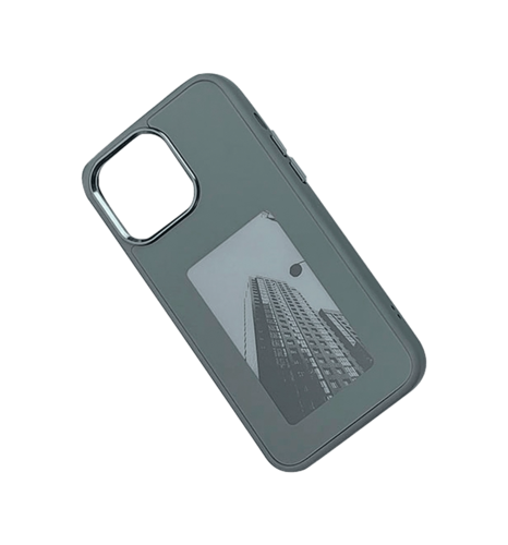 Чохол E-ink Screen Case Phone 15 Pro Titanium
