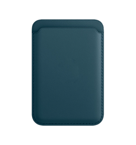 Чохол-гаманець iPhone Leather Wallet with MagSafe - Baltic Blue (MHLQ3)