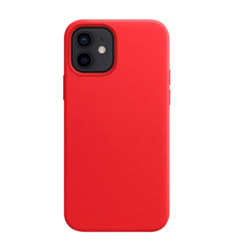Чехол iPhone 12 mini Leather Case with MagSafe - (PRODUCT)RED (MHK73)