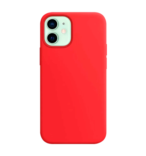 Чехол iPhone 12 mini Silicone Case with MagSafe - (PRODUCT)RED (MHKW3)