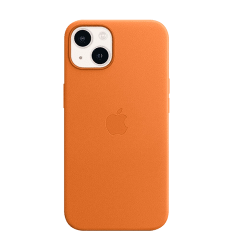 Чохол iPhone 13 Leather Case with MagSafe - Golden Brown (MM103)