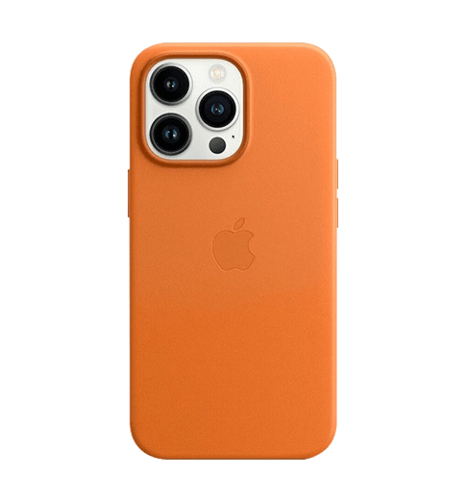 Чохол iPhone 13 Pro Leather Case with MagSafe - Golden Brown (MM193)