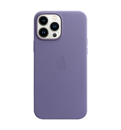 Чохол iPhone 13 Pro Max Leather Case with MagSafe - Wisteria (MM1P3)