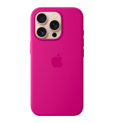 Чохол iPhone 16 Pro Max Silicone Case with MagSafe - Fuchsia UA