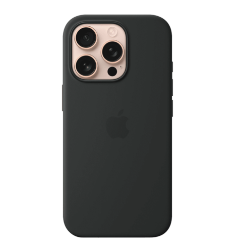 Чохол iPhone 16 Pro Silicone Case with MagSafe - Black UA