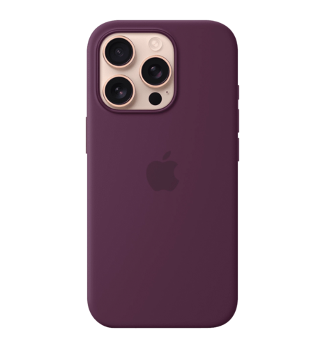Чохол iPhone 16 Pro Silicone Case with MagSafe - Plum UA