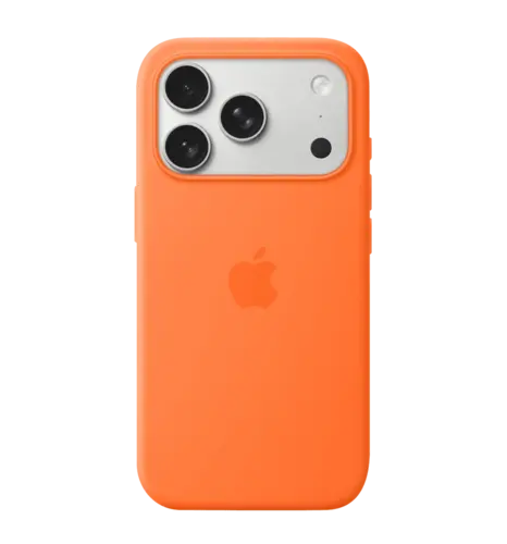Чохол iPhone 17 Pro Silicone Case with MagSafe – Orange (MGFE4ZM)