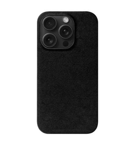 Чохол Kartell  for iPhone 15 Pro MagSafe Alcantara Black