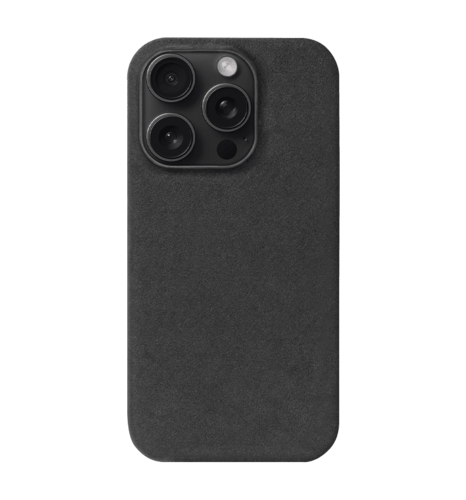 Чохол Kartell  for iPhone 15 Pro MagSafe Alcantara Grey