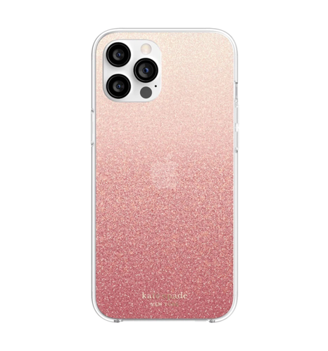 Чехол Kate Spade iPhone 12 Pro Max Glitter Ombre Sunset Pink (KSIPH-154-GLOSN)