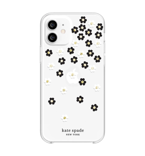 Чехол Kate Spade iPhone 12/12 Pro cattered Flowers (KSIPH-153-SFLBW)
