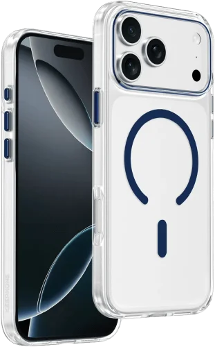 Чохол Keephone AURORA MagSafe Case for 17 Pro Blue Titanium (KPAURO17PBL)