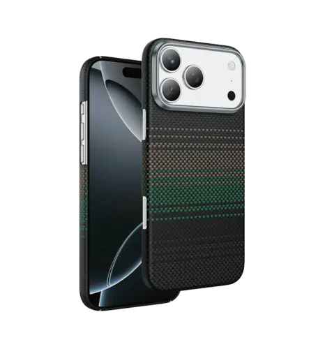 Чохол Keephone KEVLAR STARRY MagSafe Case for 17 Pro Max Black (KPKVSE17PMSY)