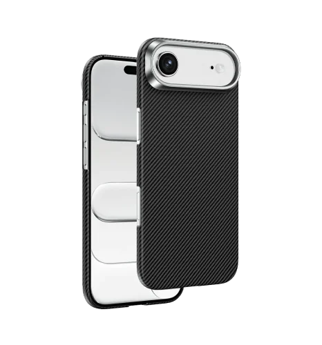 Чохол Keephone KEVLAR SWEDEN MagSafe Case for 17 Air Black (KPKVSN17ABK)