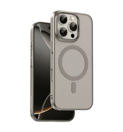 Чохол Keephone SkinGrip Case for 16 Pro Max Desert Titanium (KPSKG16PMTGY)