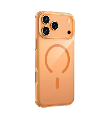Чохол Keephone X-CRYSTAL MAGSNAPE MagSafe Case for 17 Pro Max ORANGE Titanium (KPX-CY17PMOR)