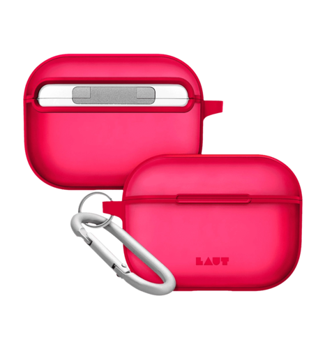 Чехол LAUT HUEX PROTECT для AirPods Pro 1&2 (2022) красный (L_APP2_HPT_R)
