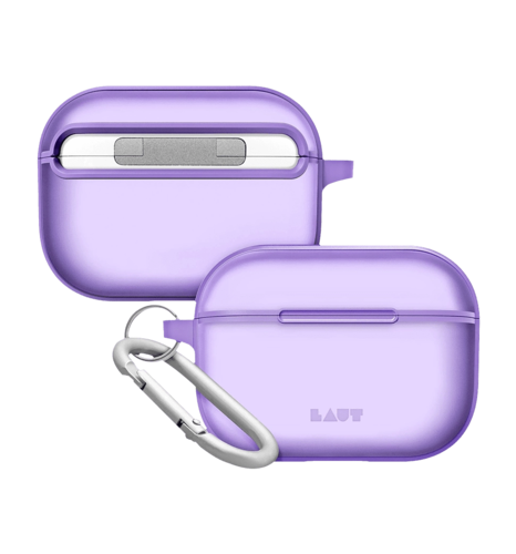 Чехол LAUT HUEX PROTECT для AirPods Pro 1&2 (2022) лиловый (L_APP2_HPT_PU)