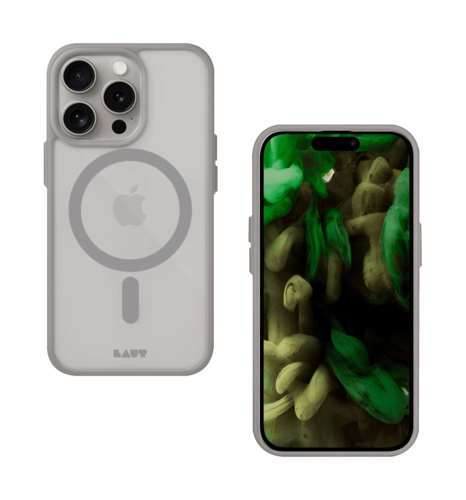 Чохол Laut HUEX PROTECT MagSafe IMPKT Cell Technology iPhone 15 Pro Grey (L_IP23B_HPT_GY)