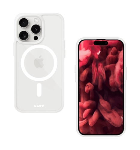Чехол Laut HUEX PROTECT MagSafe IMPKT Cell Technology iPhone 15 Pro White(L_IP23B_HPT_W)