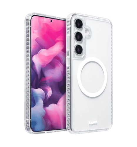 Чехол LAUT HUEX with MagSafe для Samsung Galaxy S24 Crystal(L_S24S_HXC_UC)