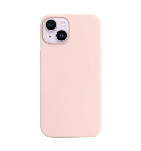 Чохол Monblan для iPhone 14 Magnetic Silicone MagSafe (Chalk Pink)