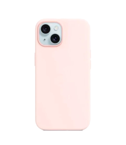 Чехол Monblan для iPhone 15 Magnetic Silicone MagSafe Light Pink