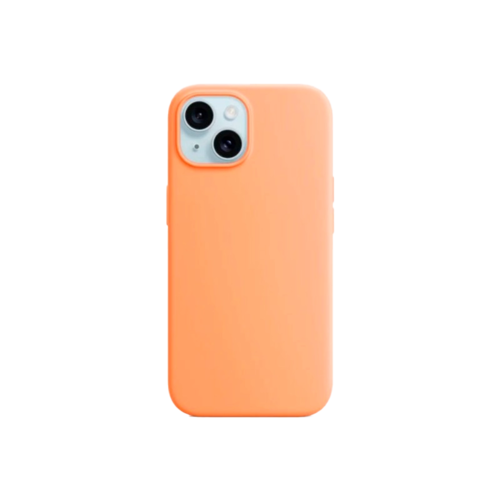 Чехол Monblan для iPhone 15 Magnetic Silicone MagSafe Orange Sorbet