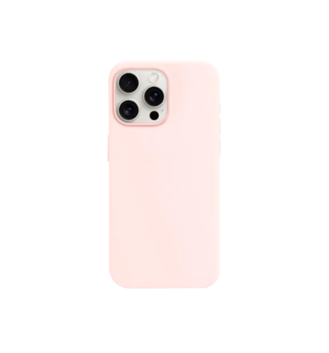 Чохол Monblan для iPhone 15 Pro Magnetic Silicone MagSafe Light Pink