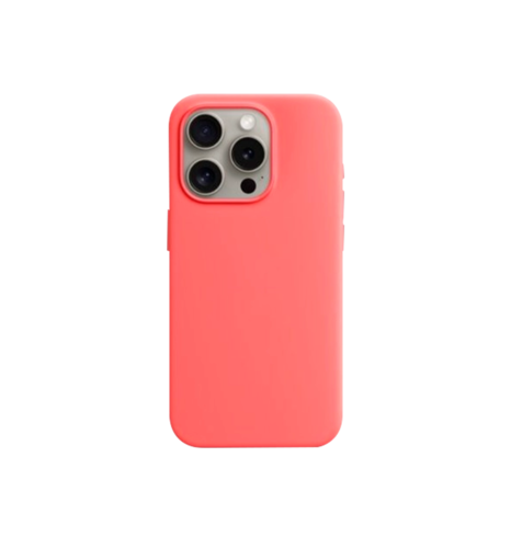 Чехол Monblan для iPhone 15 Pro Max Magnetic Silicone MagSafe Guava