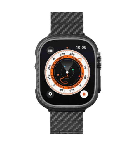 Чохол-накладка Pitaka Air Case Black/Grey for Apple Watch Ultra 2/Ultra 49mm (KW3001A)