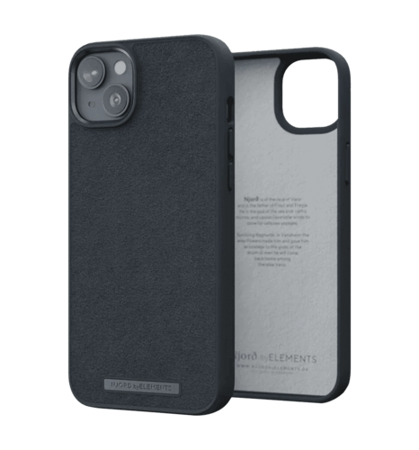 Чохол Njord Suede Comfort+ Case Black for iPhone 14 Plus (NA42CM00)