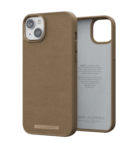 Чохол Njord Suede Comfort+ Case Camel for iPhone 14 Plus (NA42CM04)