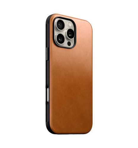 Чохол Nomad Modern Leather Case English Tan for iPhone 16 Pro (NM01695585)