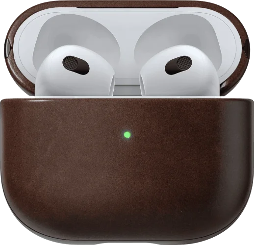 Чохол Nomad Modern Leather Rustic Brown Horween for Airpods Pro 3rd Gen (NM011284858)