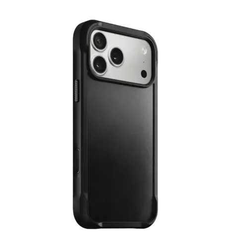 Чохол Nomad Rugged Leather Horween Black for iPhone 17 Pro (NM011802858)