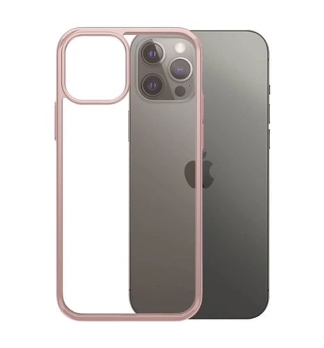 Чохол Panzer ClearCase for Apple iPhone 12/12 Pro Rose Gold AB (0274)