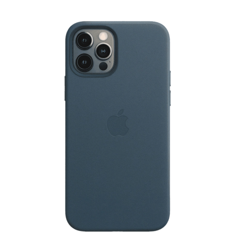 Чохол Phone 12 Pro Max Leather Case with MagSafe - Baltic Blue (MHKK3)