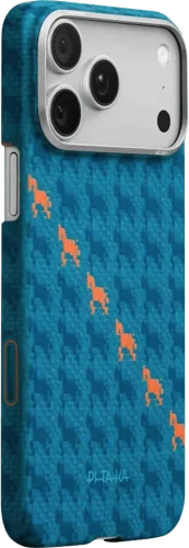 Чохол Pitaka Edge Ultra-Slim Case Happiness Rides Indigo for iPhone 17 Pro Max (HR1702PM)