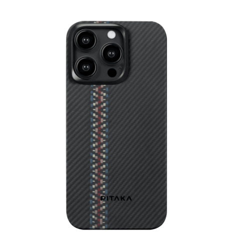 Чехол Pitaka MagEZ Case 4 Fusion Weaving Rhapsody for iPhone 15 Pro (FR1501P)