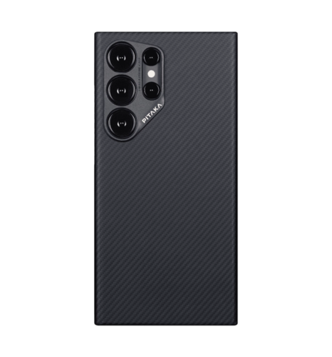 Чохол Pitaka MagEZ Case 4 Twill Black/Grey for Samsung Galaxy S24 Ultra (KS2401U)