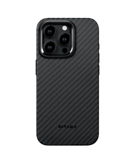 Чохол Pitaka MagEZ Case Pro 4 Twill 1500D Black/Grey for iPhone 15 Pro Max (KI1501PMP)
