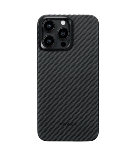 Чохол Pitaka MagEZ Case Pro 4 Twill 600D Black/Grey for iPhone 15 Pro Max (KI1501PMPA)