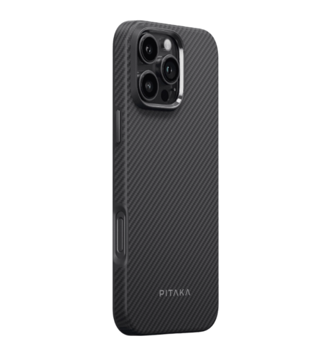 Чохол Pitaka Military-Grade Protective Case Classic Twill 600D Black/Grey for iPhone 16 Pro (KI1601PPA)