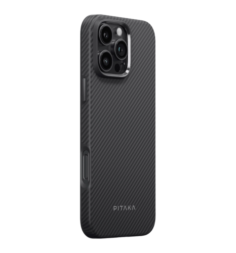 Чохол Pitaka Military-Grade Protective Case Classic Twill 600D Black/Grey for iPhone 16 Pro Max (KI1601PMPA)
