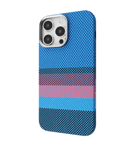 Чехол Proove Gleam Case with Magnetic Ring iPhone 15 Pro Max (blue borders)