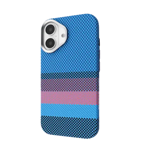 Чохол Proove Gleam Case with Magnetic Ring iPhone 16 (blue borders)