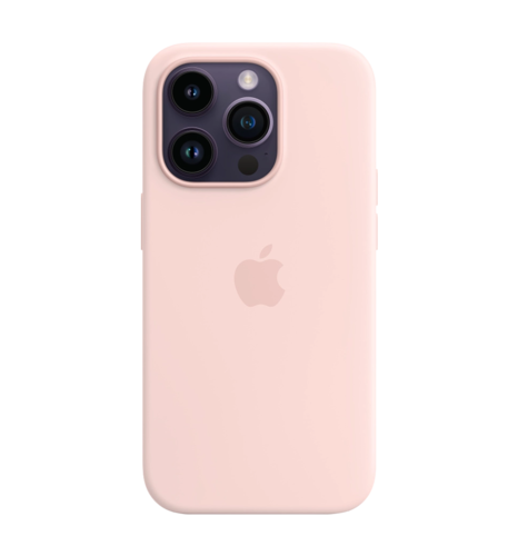 Чохол силіконовий iPhone 14 Pro Silicone Case with MagSafe Chalk Pink (MPTH3)